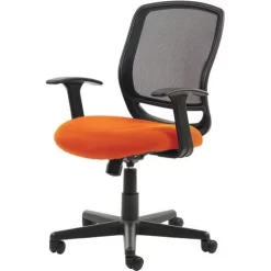 Office Operator Desk Chair - Ergonomic Mesh Back - With Arms & Wheels -Avery Store AIG27307750
