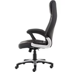 Deep Executive Chair - Ergonomic Black Faux Leather - High Back -Avery Store AIG27321106