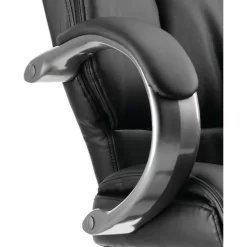 Black Executive Chair - Ergonomic Padded Arms - High Back - Leather 7 Black Executive Chair - Ergonomic Padded Arms - High Back - Leather -Avery Store AIG27321124