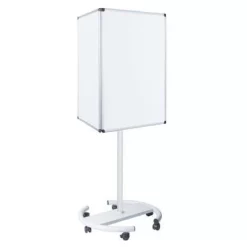 Bi-Office Mobile Information Board With 4 Panels, A1 Magnetic Steel