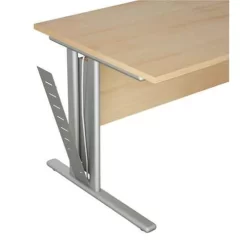 Silver 90° Asymmetrical Compact Desk -Avery Store AIG2762522