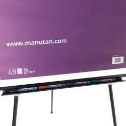 Dry Wipe Whiteboard & Flipchart Easel - Black Telescopic Leg - Manutan -Avery Store AIG27818918