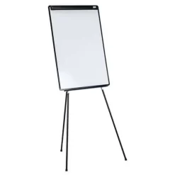 Dry Wipe Whiteboard & Flipchart Easel - Black Telescopic Leg - Manutan -Avery Store AIG27818921