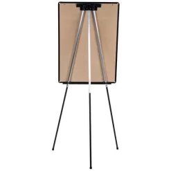 Dry Wipe Whiteboard & Flipchart Easel - Black Telescopic Leg - Manutan -Avery Store AIG27818923
