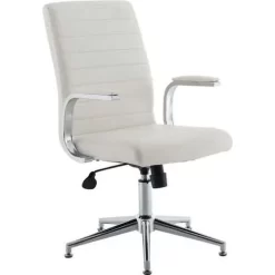 Executive Chair - Ergonomic High Back - Faux Leather - Boomerang Arms -Avery Store AIG28305824