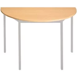 Half Moon Conference Table - Modular Desks - MFC Top - Manutan UK