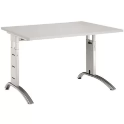 Mittis Straight Desk - Light Grey