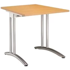 Miro Straight Desk - Fixed Feet - Beech