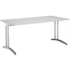 Miro Straight Desk - Fixed Feet - Light Grey -Avery Store AIG295865