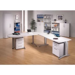 Miro Straight Desk - Fixed Feet - Light Grey -Avery Store AIG295867