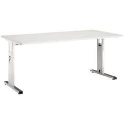 Minos Straight Desk - Adjustable Feet - Light Grey -Avery Store AIG295882