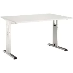Minos Straight Desk - Adjustable Feet - Light Grey -Avery Store AIG295886