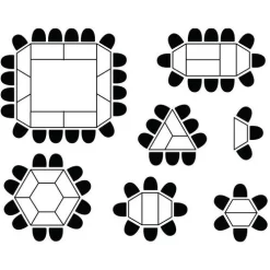 Combi-Classic Office Table - Adjustable Base