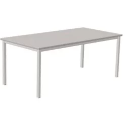 Combi-Classic Straight Desk - Grey - Fixed Base