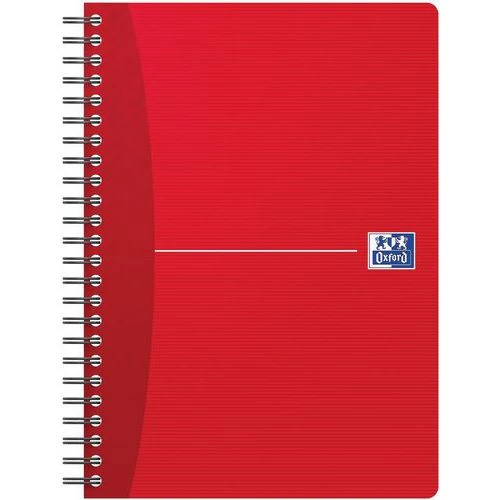 Office Wire-bound Notebook 148x210 100 Pages 90 g 5x5 Sq. Assorted - Oxford 3 Office Wire-bound Notebook 148x210 100 Pages 90 g 5x5 Sq. Assorted - Oxford - Image 3
