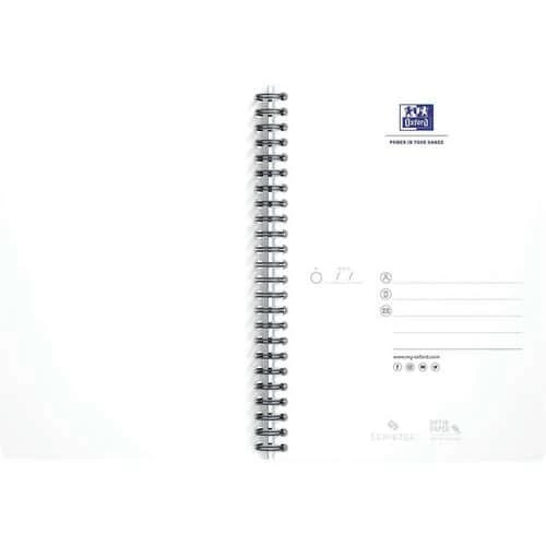Office Wire-bound Notebook 148x210 100 Pages 90 g 5x5 Sq. Assorted - Oxford 17 Office Wire-bound Notebook 148x210 100 Pages 90 g 5x5 Sq. Assorted - Oxford - Image 17