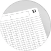 Office Wire-bound Notebook 210x297 100 Pages 90 g 5x5 sq.PP - Oxford