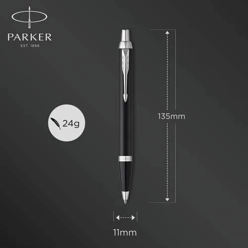 Parker® IM Essential Matt Black CT Premium Ballpoint Pen (blue) - Parker 6 Parker® IM Essential Matt Black CT Premium Ballpoint Pen (blue) - Parker - Image 6