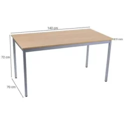 Rectangular Conference Table - Modular Office Desk - MFC Top - Manutan -Avery Store AIG30949009
