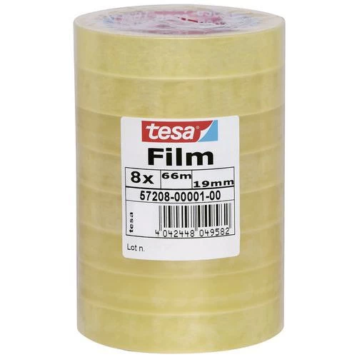 Tesa Standard Adhesive Tape - Pack Of 8 1 Tesa Standard Adhesive Tape - Pack Of 8