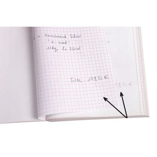 Exacompta Receipts Book - 10.5 X 18 cm - 50 double Sheets - Carbonless Paper 4 Exacompta Receipts Book - 10.5 X 18 cm - 50 double Sheets - Carbonless Paper - Image 4