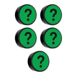 Round Magnet With Question Mark Symbol