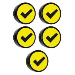 Round Magnet With Tick Symbol -Avery Store AIG3118264