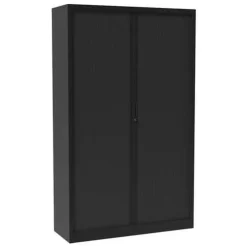 Tambour Door Cupboard - Without Top Working Surface - Anthracite 7 Tambour Door Cupboard - Without Top Working Surface - Anthracite -Avery Store AIG3124461