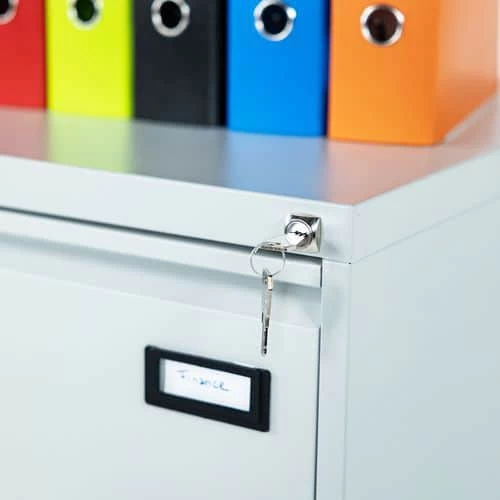Filing Cabinet With Double-width Drawers - Manutan 12 Filing Cabinet With Double-width Drawers - Manutan - Image 12