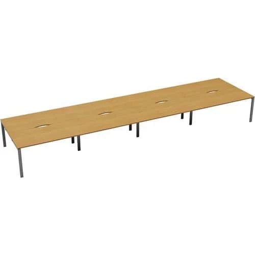 Edge Eight Person Bench Desk 1 Edge Eight Person Bench Desk