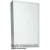 Used Manutan Grey Tambour Cupboard HxWxD 1950x1200x450mm