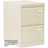 Used Metal Suspension Filing Cabinet - 2 Drawer - Beige - Manutan