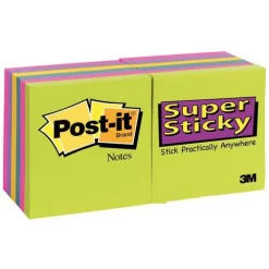 Super Sticky Post-it® Notes, Assorted -Avery Store AIG344166