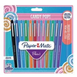 Flair Candy Assorted Felt-tip Pens - Pack Of 12 29 Flair Candy Assorted Felt-tip Pens - Pack Of 12 -Avery Store AIG3472792