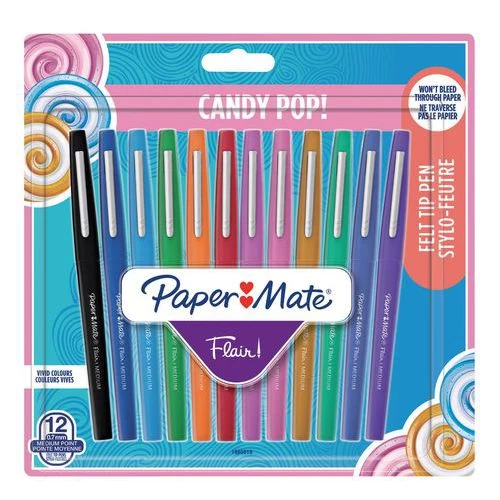 Flair Candy Assorted Felt-tip Pens - Pack Of 12 10 Flair Candy Assorted Felt-tip Pens - Pack Of 12 - Image 10