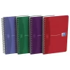 Oxford Office Spiral Notebook 11 X 17 cm, 180 Pages, 90 g - Small Squares - Assorted - Pack Of 10