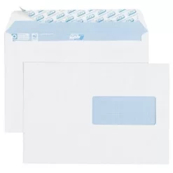 White 90-g Envelope With Window - Box Of 500 8 White 90-g Envelope With Window - Box Of 500 -Avery Store AIG3499463