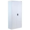 Tall Metal Cupboard - Adjustable Shelves - Flat Pack - Manutan Aris