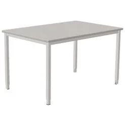 Combi-Classic Straight Desk - Grey - Adjustable Legs -Avery Store AIG359650