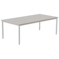 Combi-Classic Straight Desk - Grey - Adjustable Legs -Avery Store AIG359651