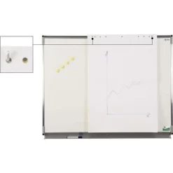 Enamelled Whiteboard With Fastenings 7 Enamelled Whiteboard With Fastenings -Avery Store AIG360392