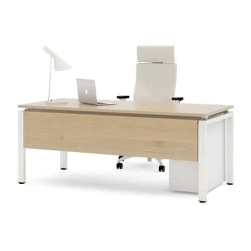 Verco Oblique Wood Office Desk 2 Verco Oblique Wood Office Desk - Image 2