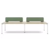 Verco Oblique 4 Person Bench Desk