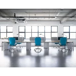 Verco Oblique 4 Person Bench Desk -Avery Store AIG3613512