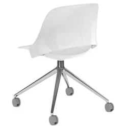 Mobile Office Chair - White - 15-Year Guarantee - Trea Humanscale -Avery Store AIG3613819