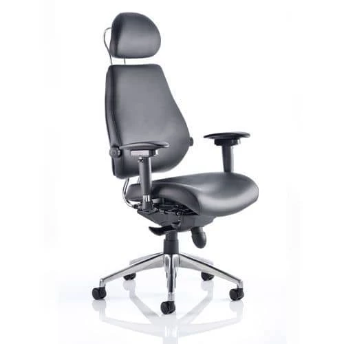 Dynamic Chiro Ultimate Ergonomic Leather Posture Chair 1 Dynamic Chiro Ultimate Ergonomic Leather Posture Chair