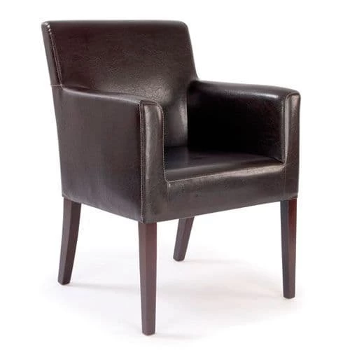Cubed Visitor Armchair - Leatherette - Eliza Tinsley Metro 1 Cubed Visitor Armchair - Leatherette - Eliza Tinsley Metro