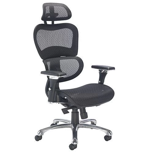 Moon High Back Mesh Office Chair With Headrest 1 Moon High Back Mesh Office Chair With Headrest