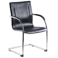 Visitor Office Chair - Faux Leather - Pack Of 5 - Technic Windom