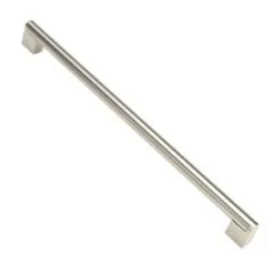 14mm Bar Cabinet Handle - 892mm Centres - Brushed Nickel